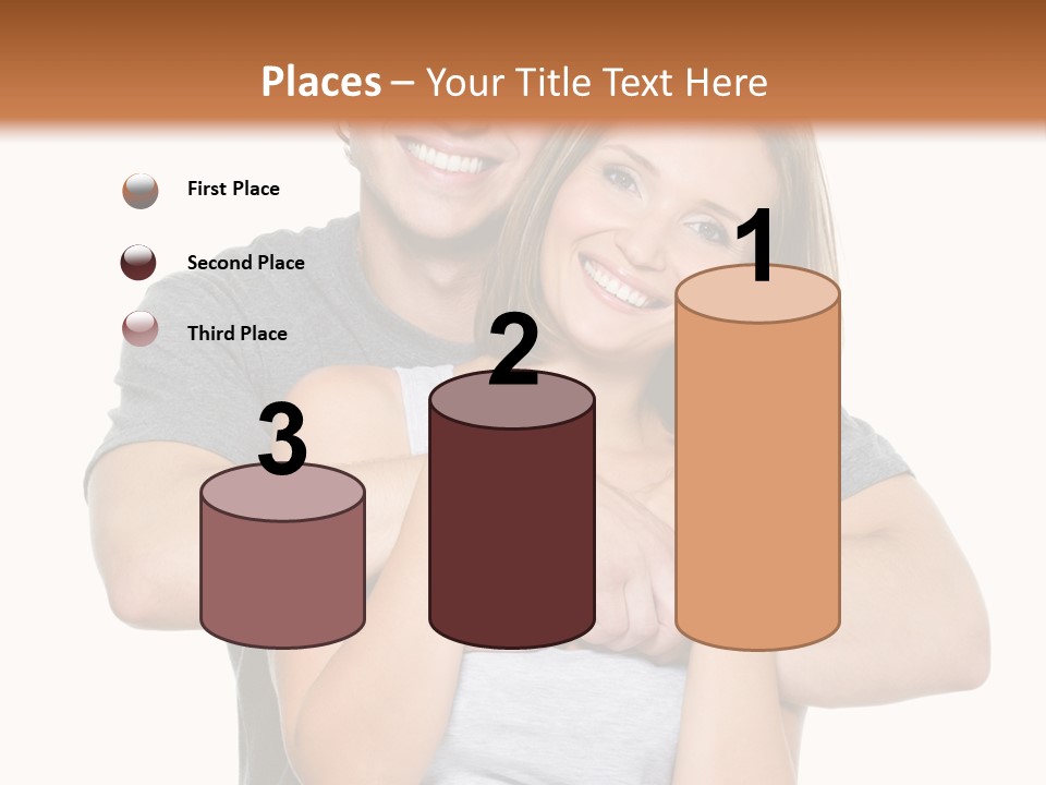 Happy Beautiful Smiling PowerPoint Template