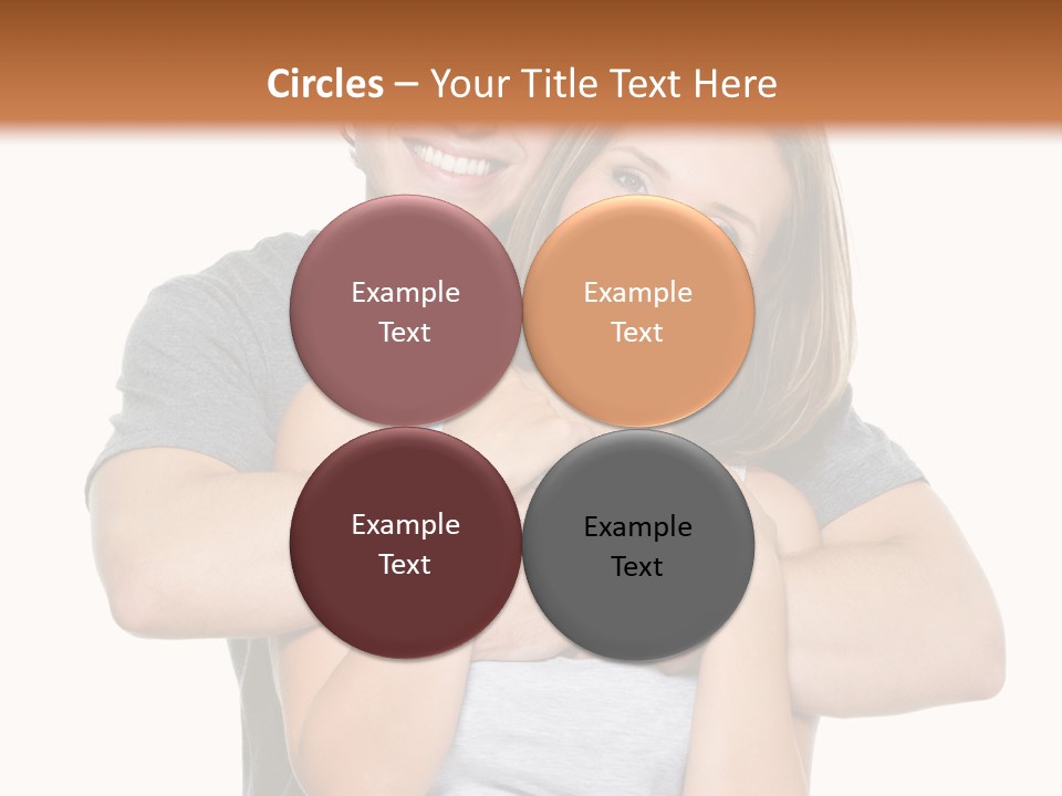 Happy Beautiful Smiling PowerPoint Template