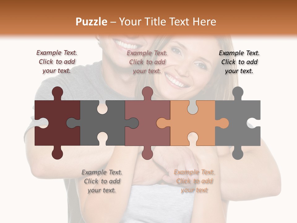 Happy Beautiful Smiling PowerPoint Template