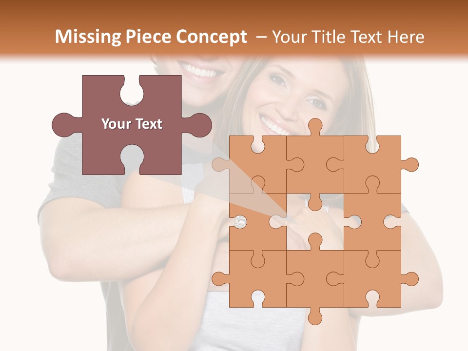 Happy Beautiful Smiling PowerPoint Template