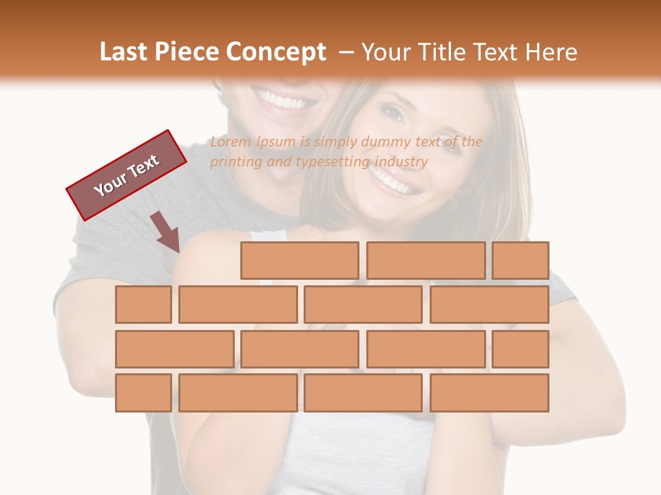 Happy Beautiful Smiling PowerPoint Template
