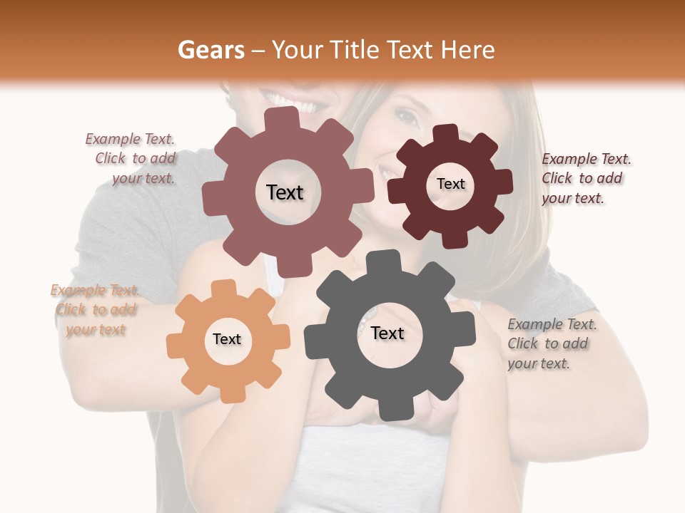 Happy Beautiful Smiling PowerPoint Template