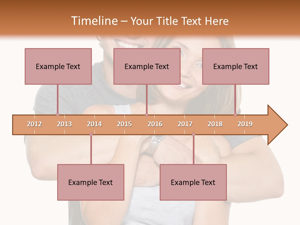 Happy Beautiful Smiling PowerPoint Template