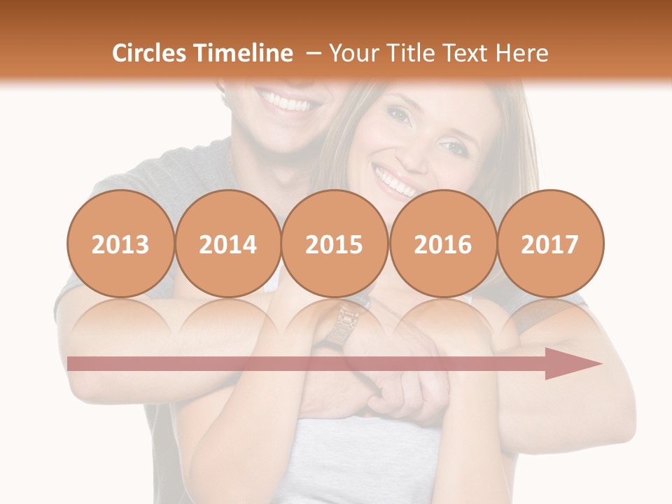 Happy Beautiful Smiling PowerPoint Template