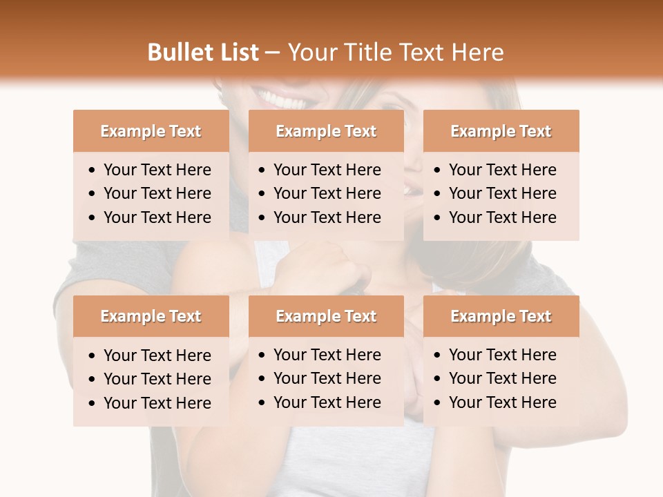 Happy Beautiful Smiling PowerPoint Template