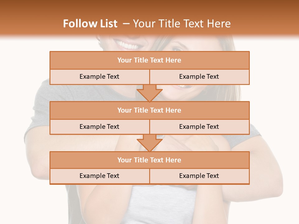 Happy Beautiful Smiling PowerPoint Template