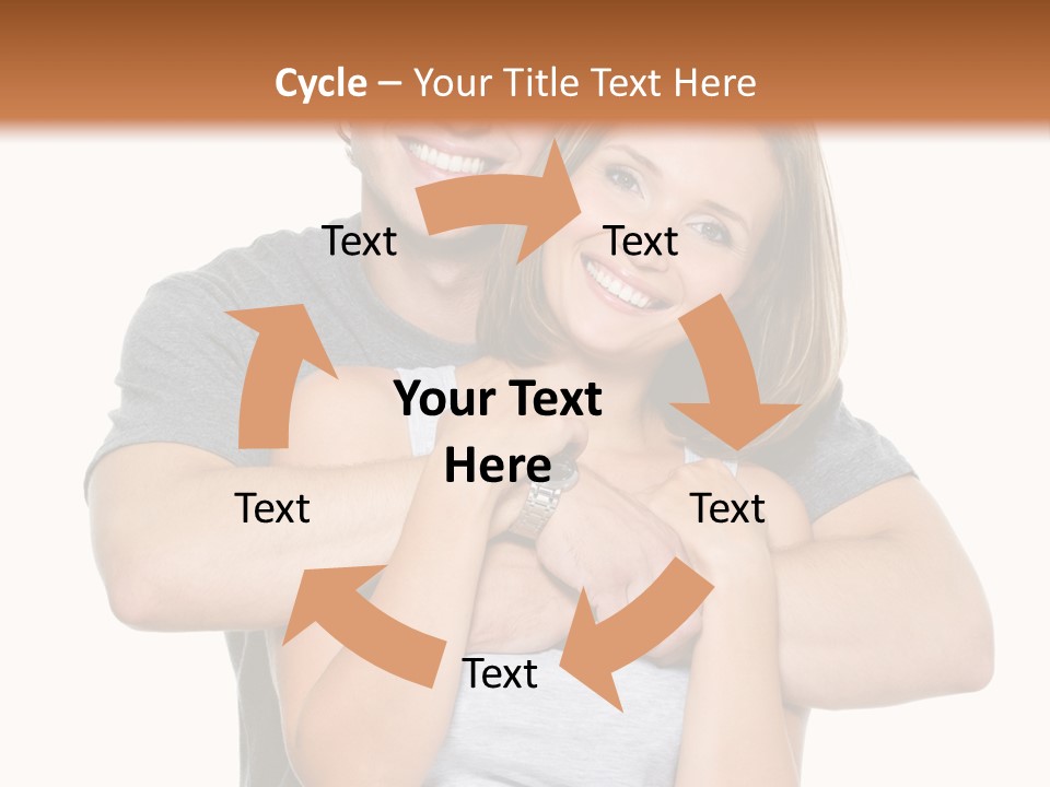 Happy Beautiful Smiling PowerPoint Template