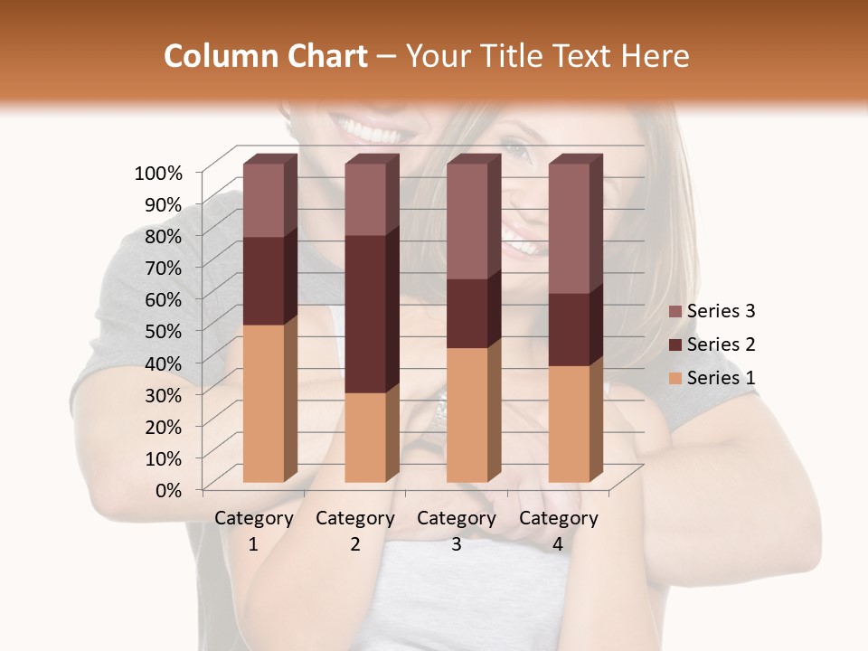 Happy Beautiful Smiling PowerPoint Template
