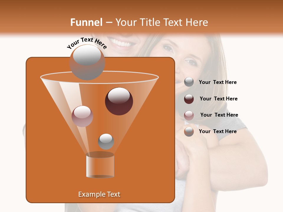 Happy Beautiful Smiling PowerPoint Template