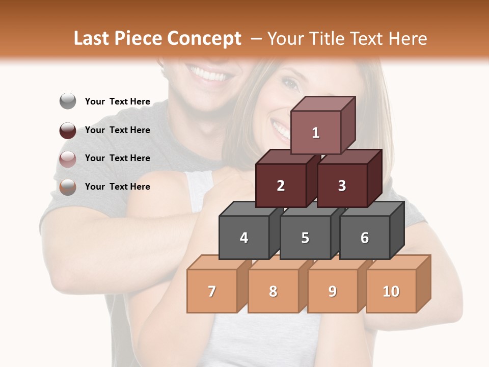 Happy Beautiful Smiling PowerPoint Template