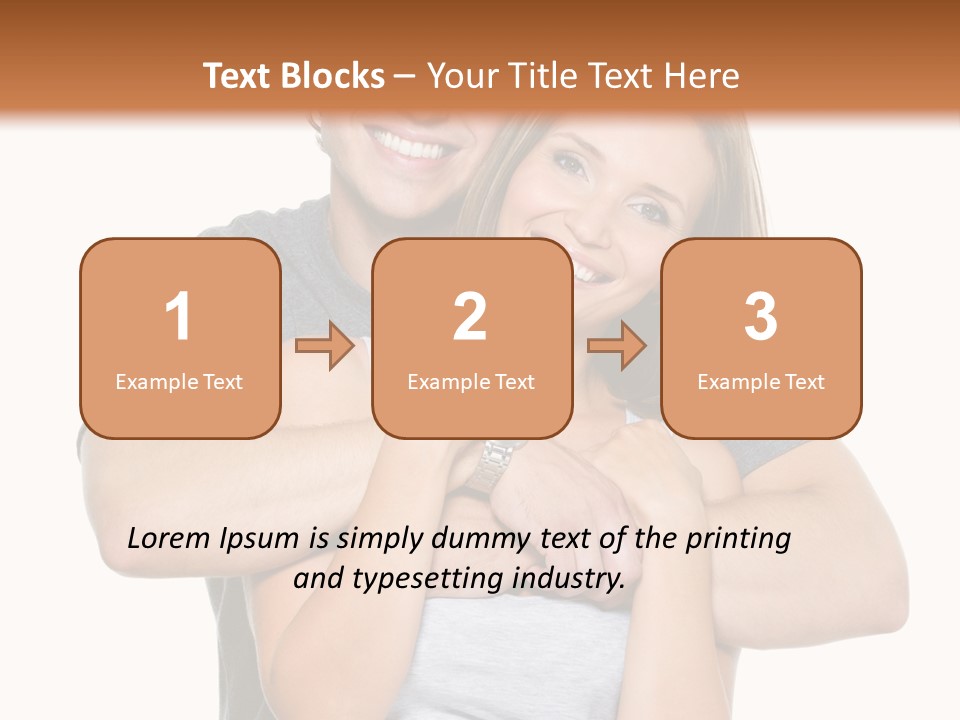 Happy Beautiful Smiling PowerPoint Template