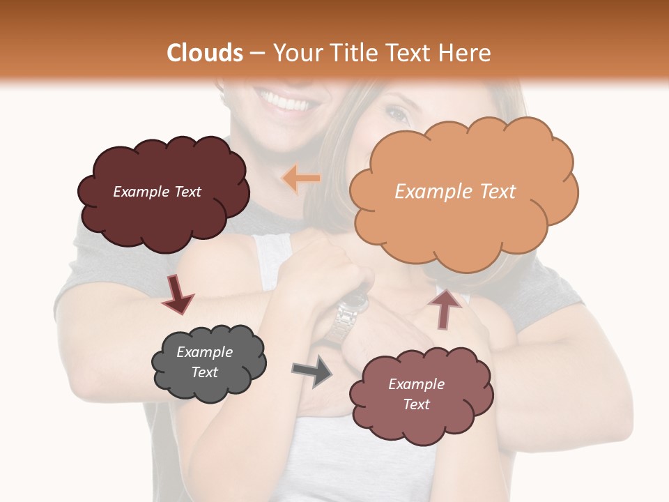 Happy Beautiful Smiling PowerPoint Template