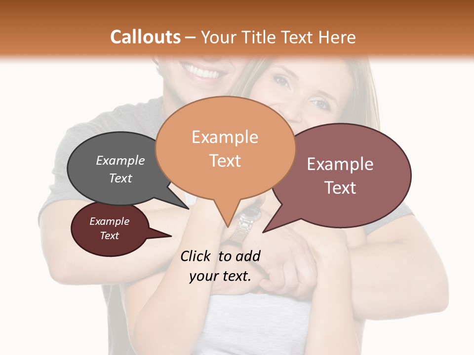 Happy Beautiful Smiling PowerPoint Template