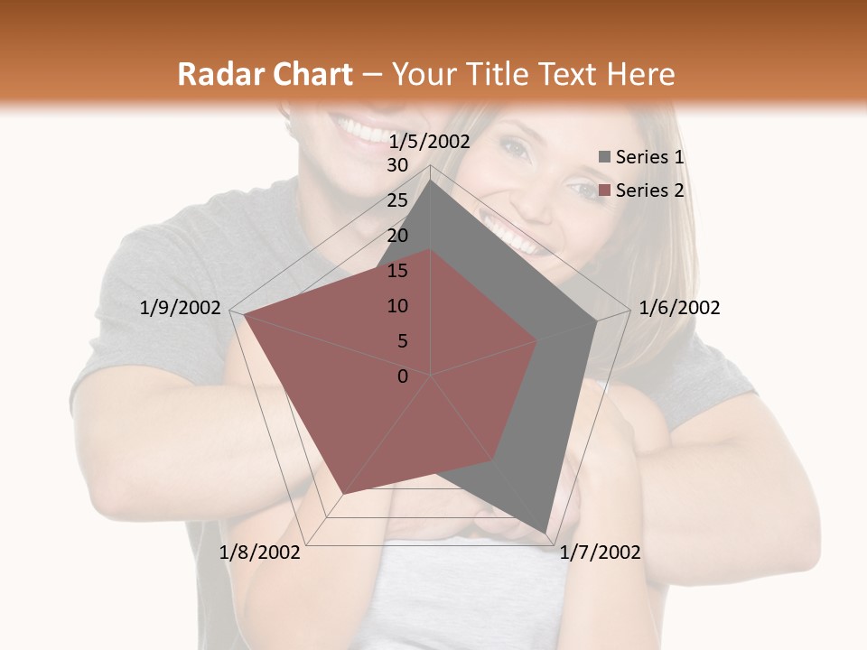 Happy Beautiful Smiling PowerPoint Template
