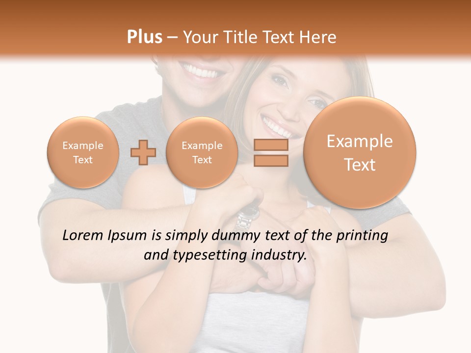 Happy Beautiful Smiling PowerPoint Template