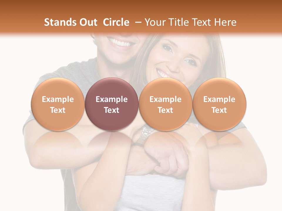 Happy Beautiful Smiling PowerPoint Template