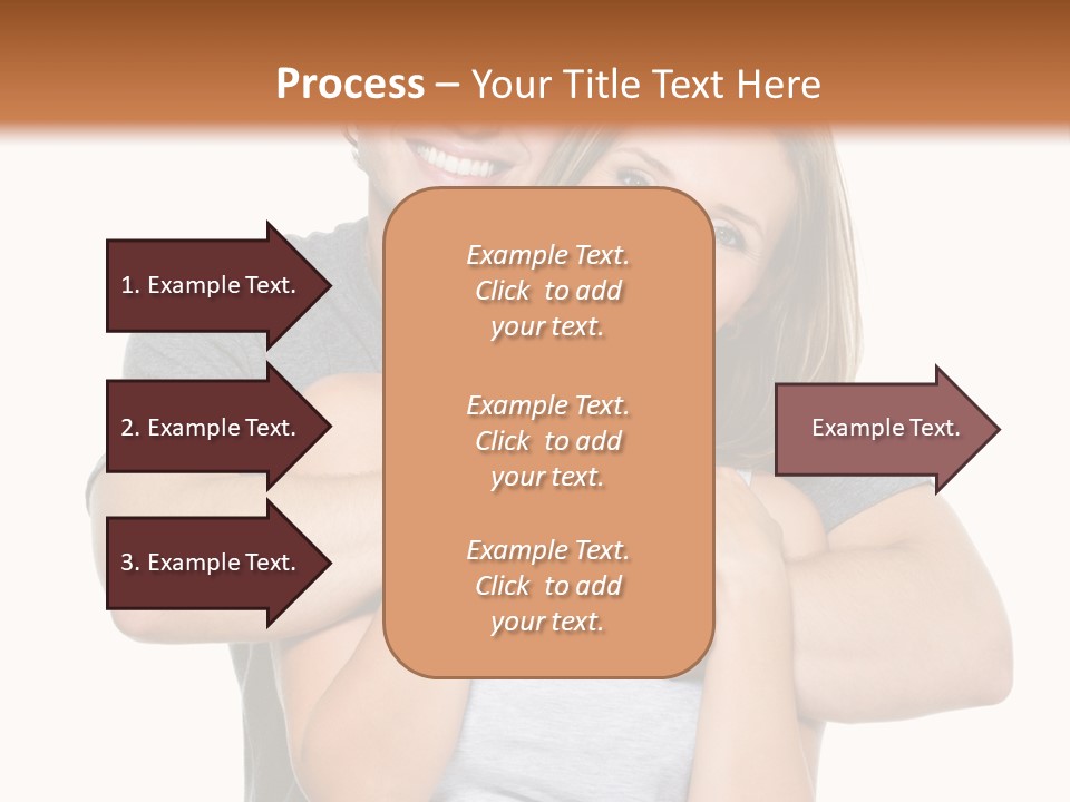 Happy Beautiful Smiling PowerPoint Template