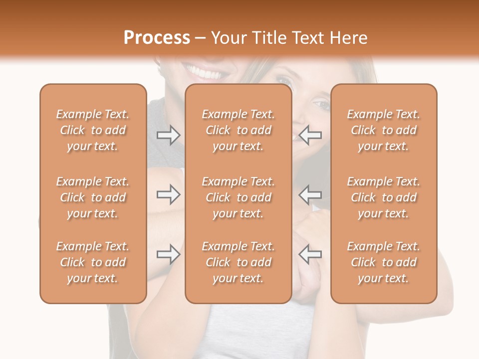 Happy Beautiful Smiling PowerPoint Template