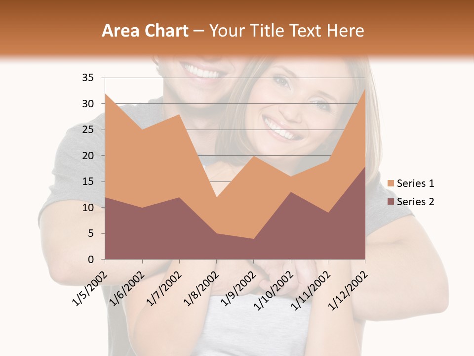 Happy Beautiful Smiling PowerPoint Template