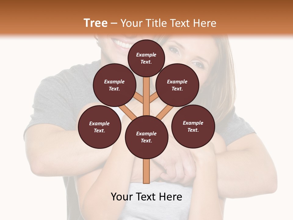 Happy Beautiful Smiling PowerPoint Template