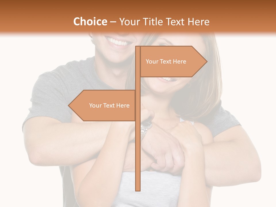 Happy Beautiful Smiling PowerPoint Template