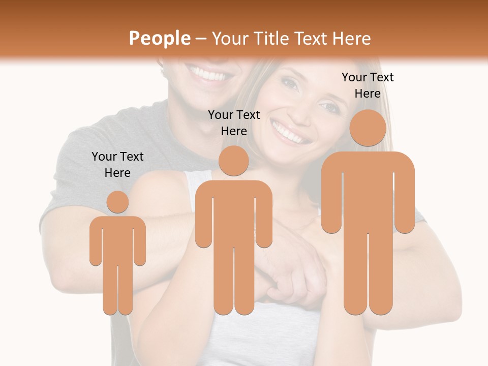 Happy Beautiful Smiling PowerPoint Template