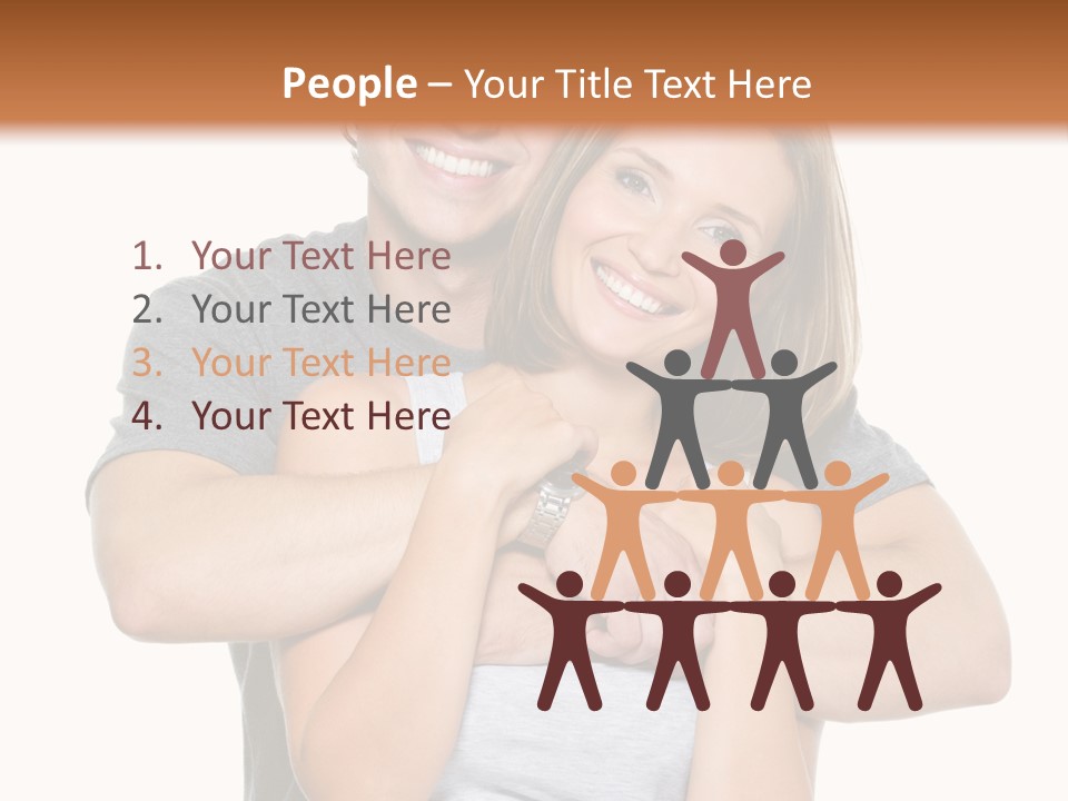 Happy Beautiful Smiling PowerPoint Template