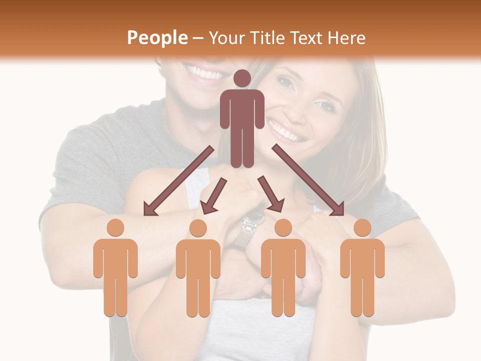 Happy Beautiful Smiling PowerPoint Template