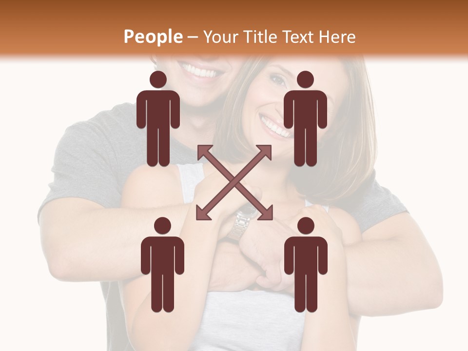 Happy Beautiful Smiling PowerPoint Template