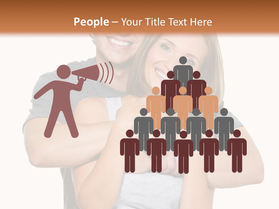 Happy Beautiful Smiling PowerPoint Template