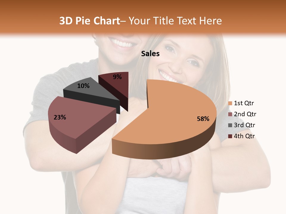 Happy Beautiful Smiling PowerPoint Template