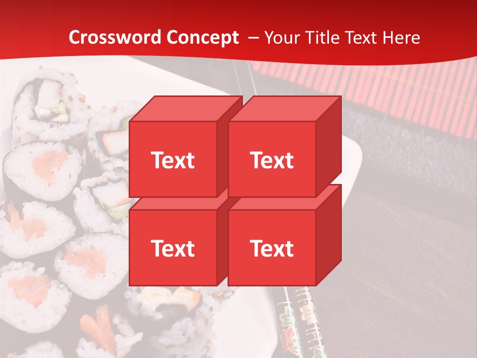 Japan Cuisine Pieces PowerPoint Template