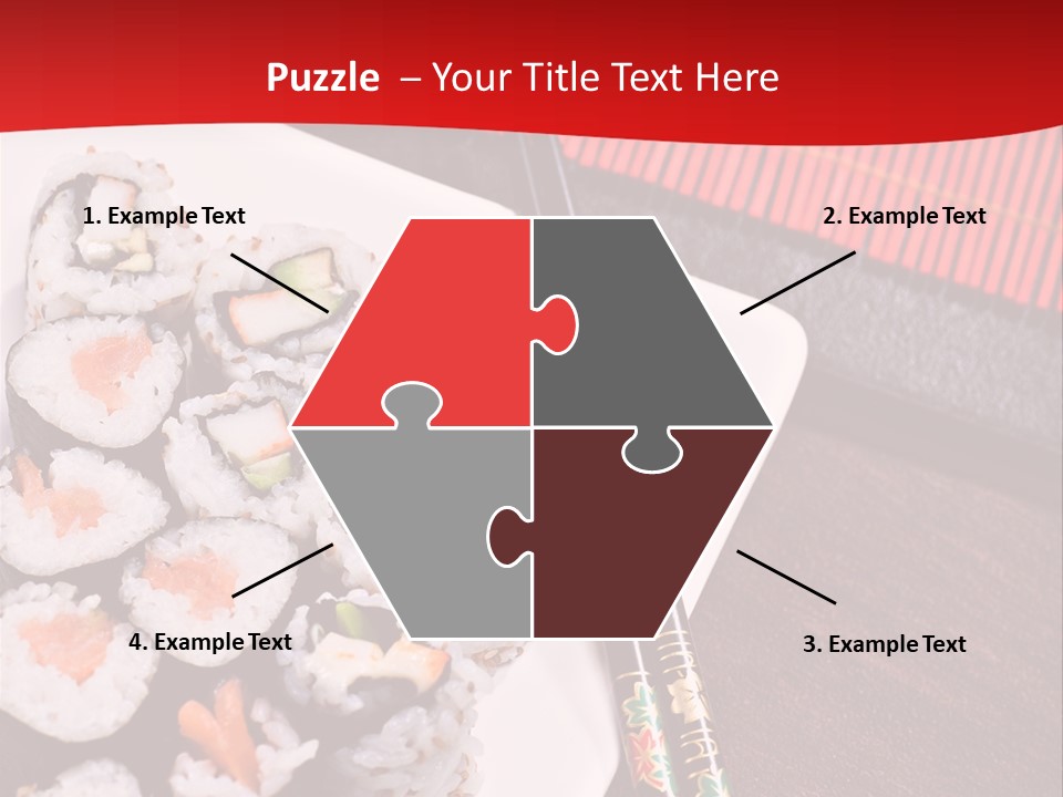 Japan Cuisine Pieces PowerPoint Template