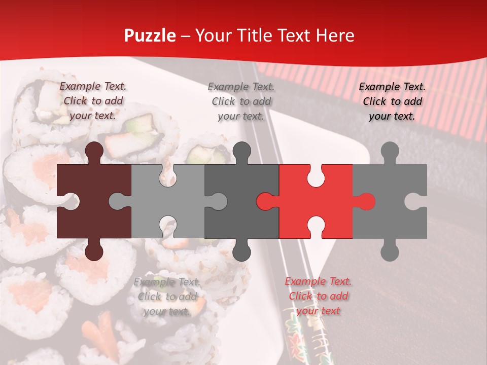 Japan Cuisine Pieces PowerPoint Template