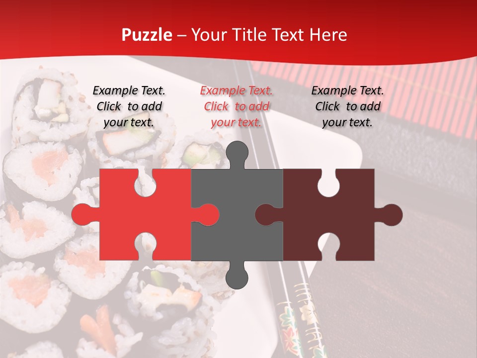 Japan Cuisine Pieces PowerPoint Template