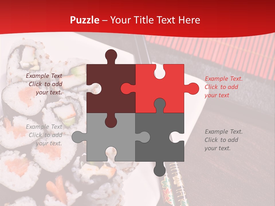 Japan Cuisine Pieces PowerPoint Template