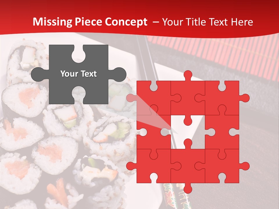 Japan Cuisine Pieces PowerPoint Template