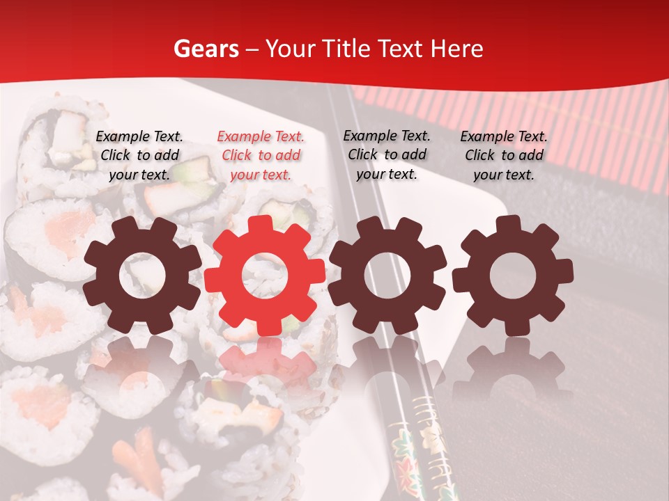 Japan Cuisine Pieces PowerPoint Template