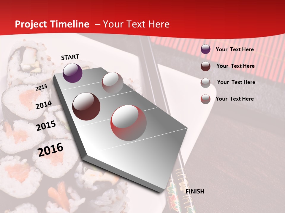 Japan Cuisine Pieces PowerPoint Template