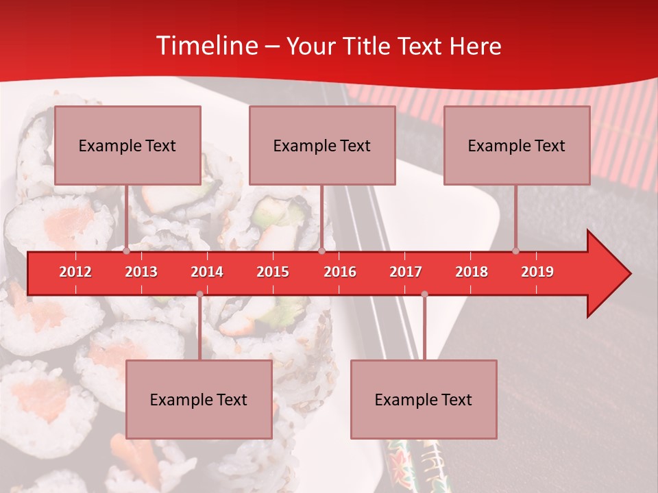 Japan Cuisine Pieces PowerPoint Template