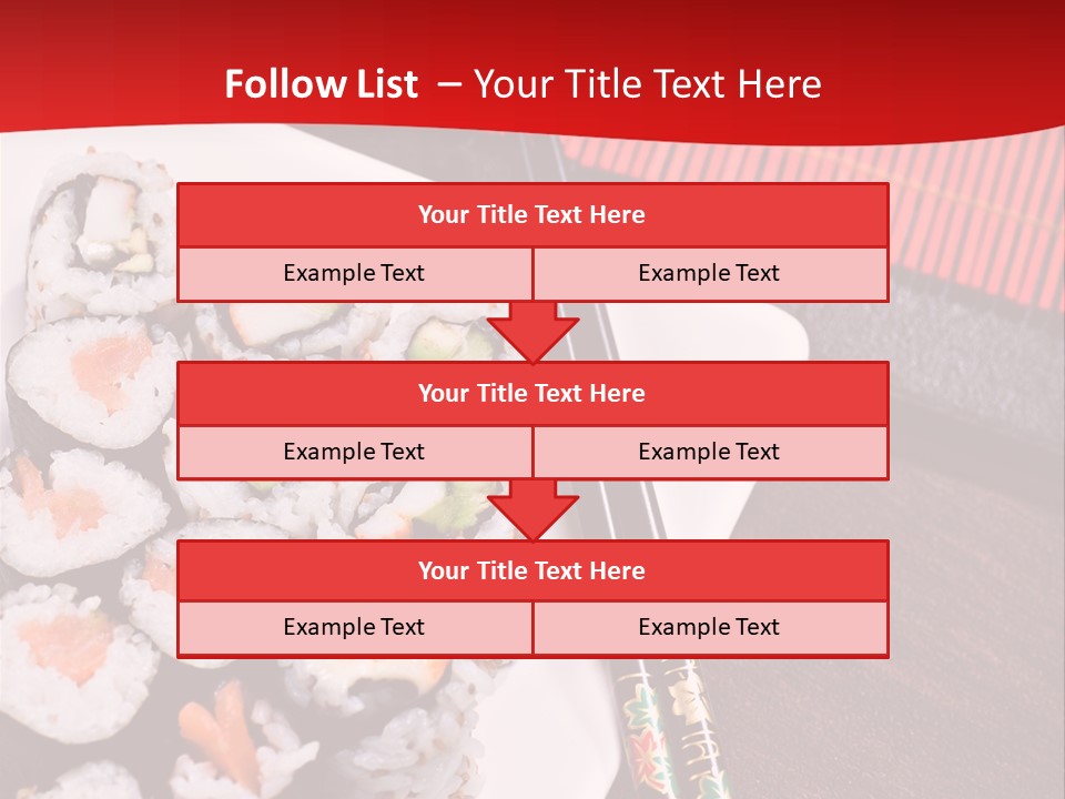 Japan Cuisine Pieces PowerPoint Template