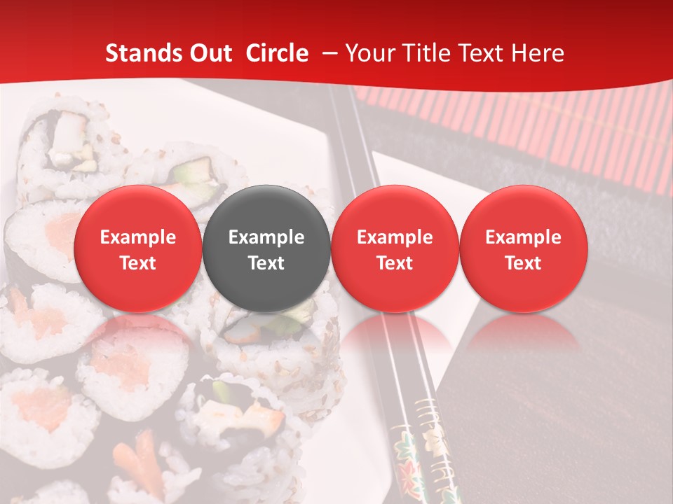 Japan Cuisine Pieces PowerPoint Template