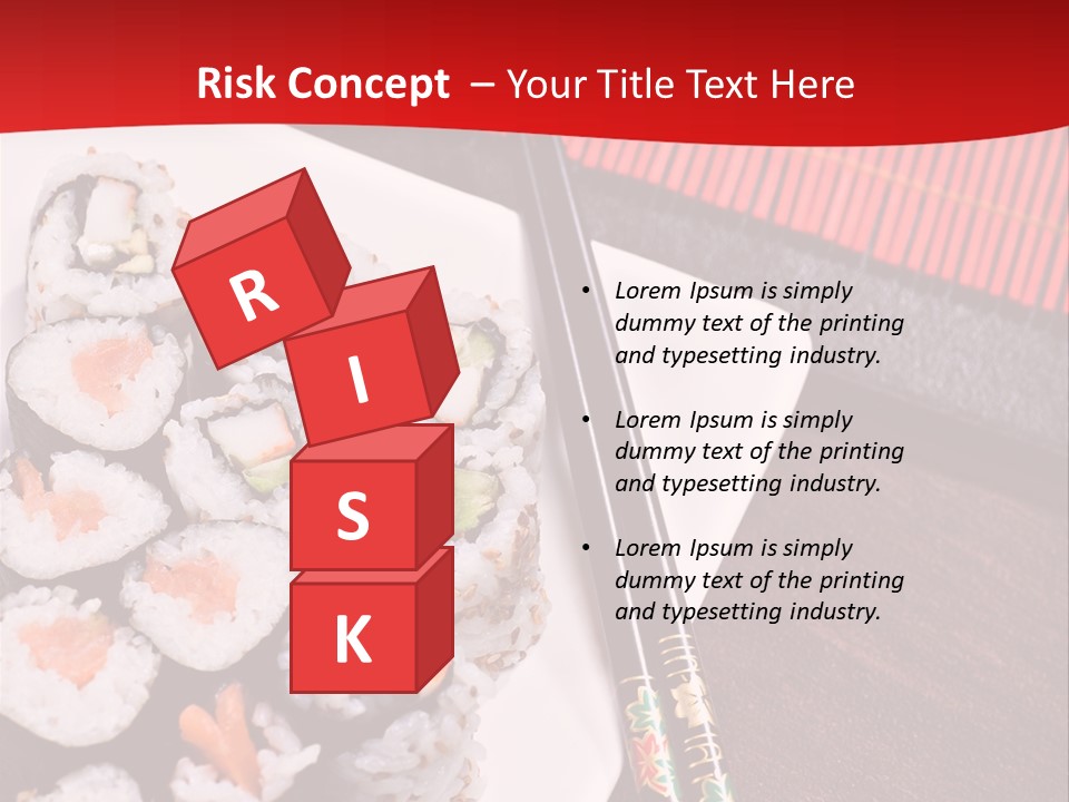 Japan Cuisine Pieces PowerPoint Template