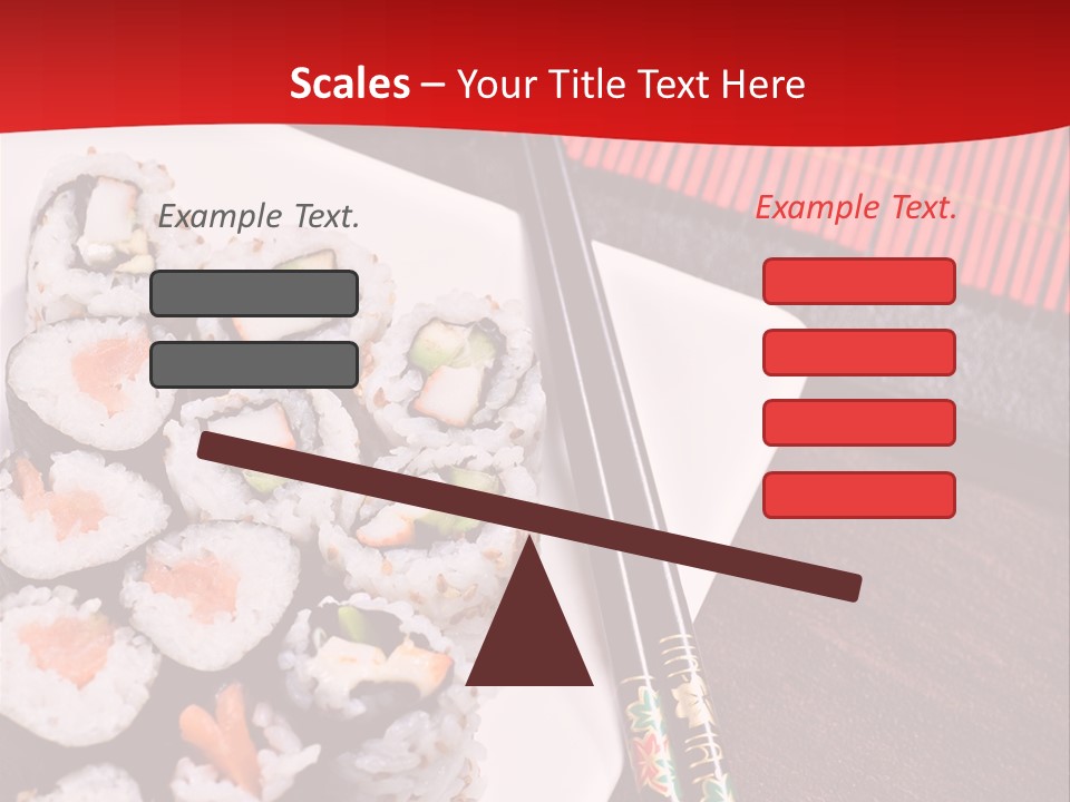 Japan Cuisine Pieces PowerPoint Template