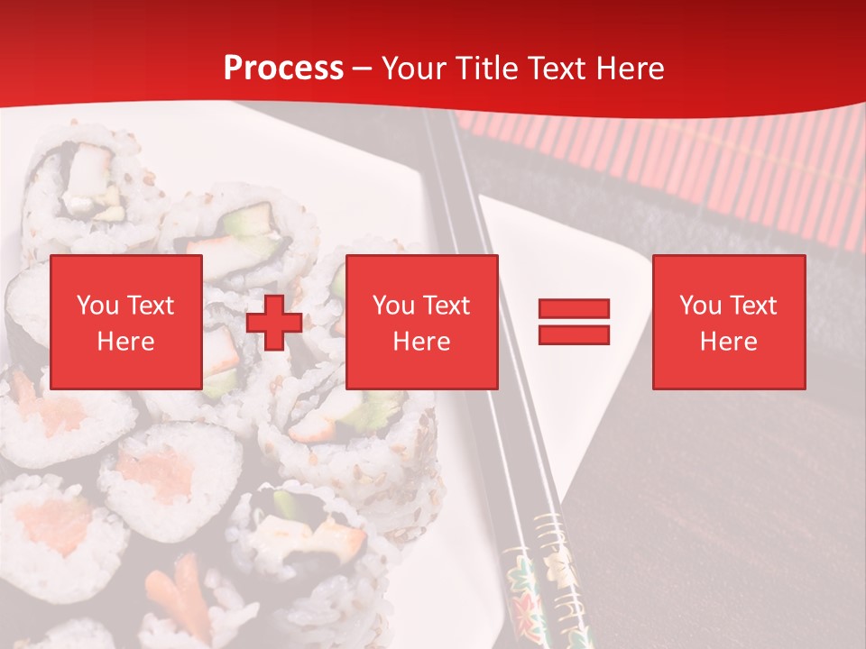 Japan Cuisine Pieces PowerPoint Template