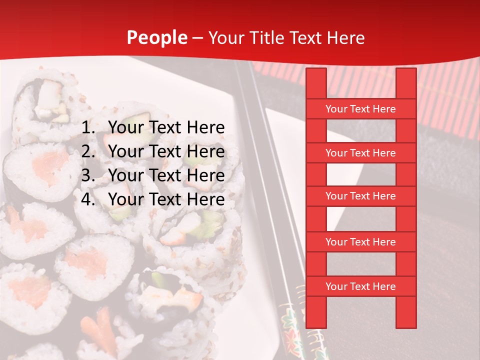 Japan Cuisine Pieces PowerPoint Template