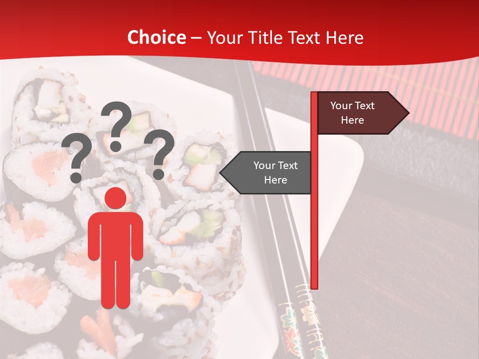 Japan Cuisine Pieces PowerPoint Template