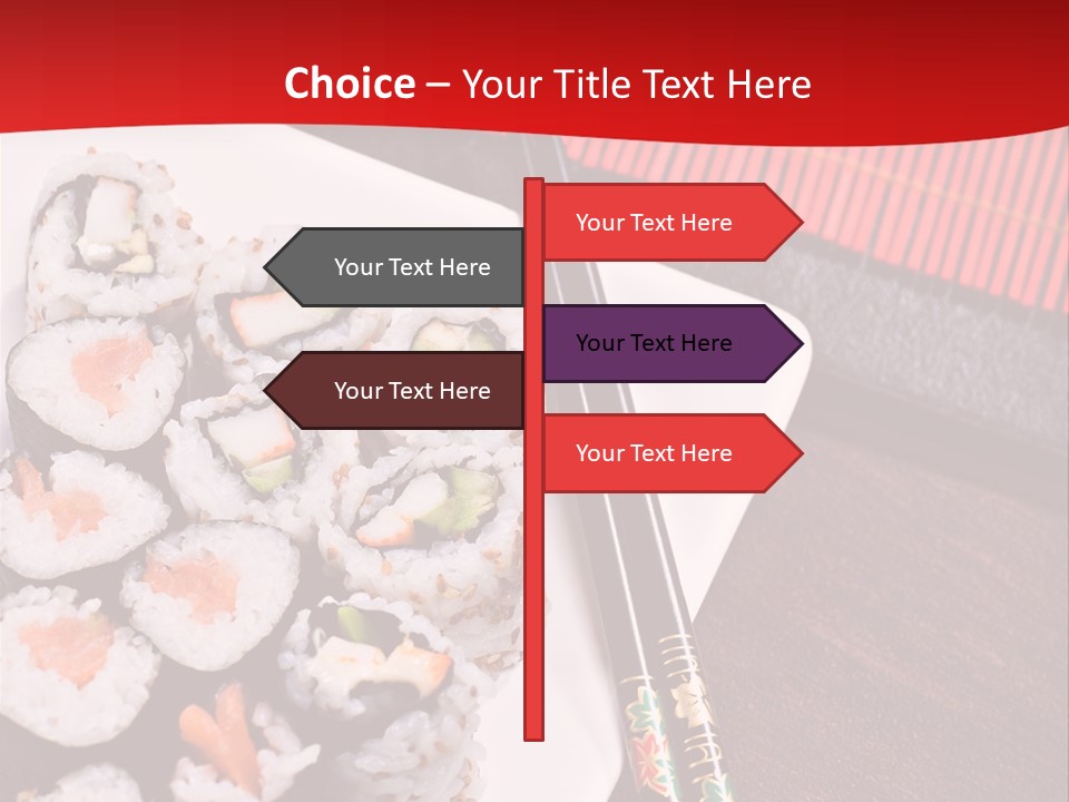 Japan Cuisine Pieces PowerPoint Template