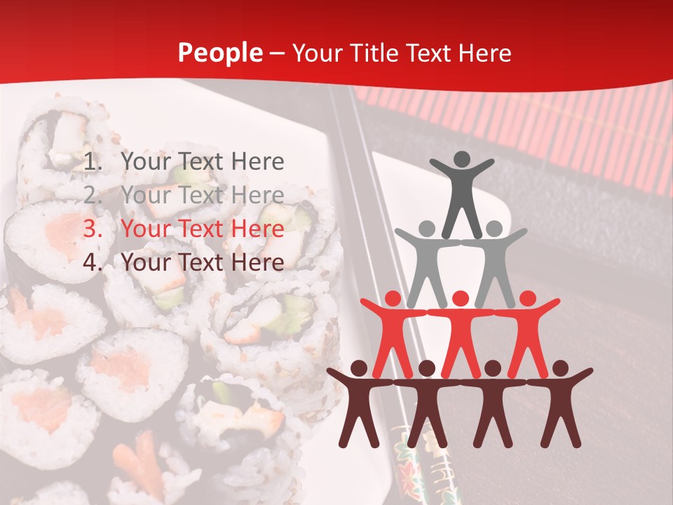 Japan Cuisine Pieces PowerPoint Template