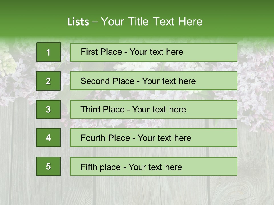 Wood Nature Wooden PowerPoint Template